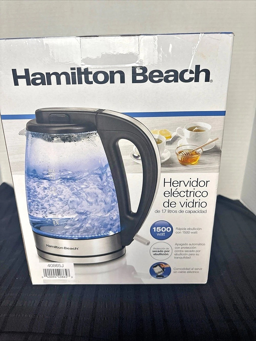 Hamilton Beach 1.7 Liter Glass NWOT